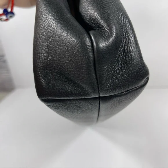 Rosie Pope Maternity Soft Black Leather Diaper Clutch - Picture 3 of 15